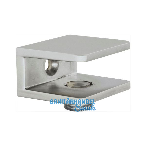 FONSEGRIVE Glastablar-Klemmtr�ger Pesaro, Glas 4-8 mm, Zamak chrom matt