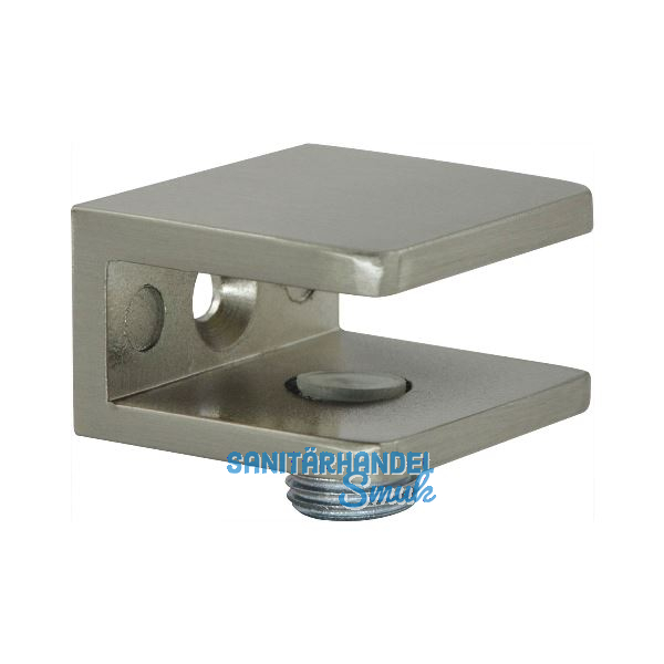 FONSEGRIVE Glastablar-Klemmtr�ger Pesaro, Glas 4-8 mm, Zamak Edelstahleffekt