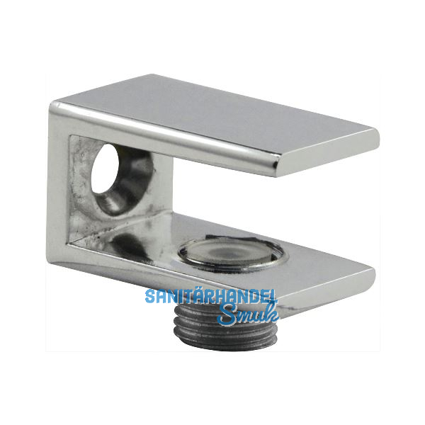 FONSEGRIVE Glastablar-Klemmtr�ger Perugia, Glas 6-10mm, Zamak verchromt poliert