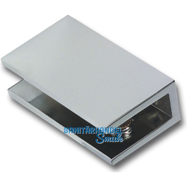 FONSEGRIVE Glastablar-Klemmtr�ger Umag,Glas 8-10 mm, B: 30 mm, verchromt poliert