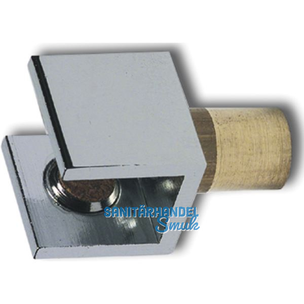 FONSEGRIVE Glastablar-Klemmtr�ger, Porec Glasst�rke 4-6 mm, verchromt poliert