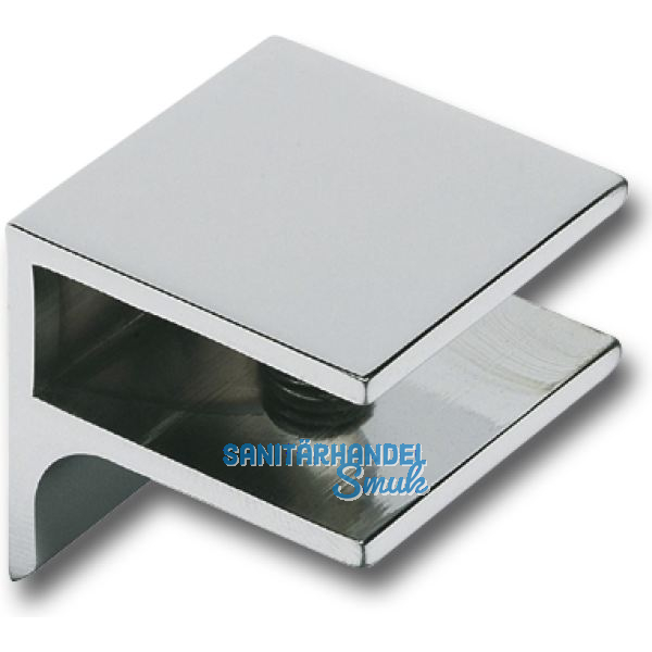 FONSEGRIVE Glastablar-Klemmtr�ger Pula, Glas 8-10 mm, B: 30 mm, verchromt matt