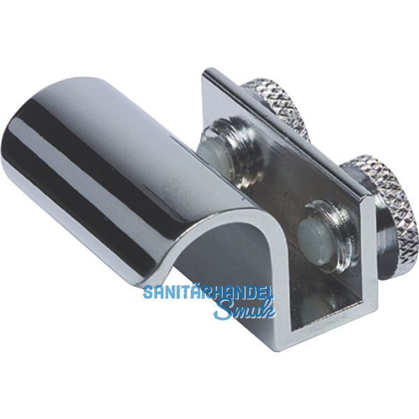 FONSEGRIVE Glast�rgriff 403, Glas 6-8 mm; 20x30 mm, Messing verchromt poliert