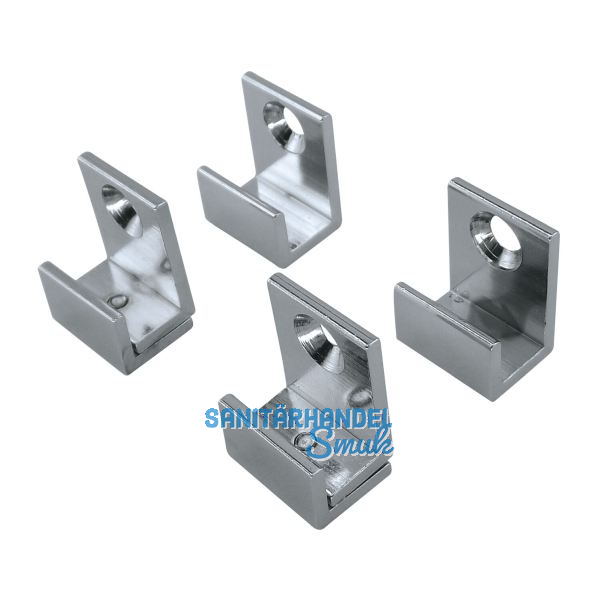 FONSEGRIVE Spiegelhalter, Glasst�rke 4 - 6 mm, Breite 16 mm, verchromt poliert