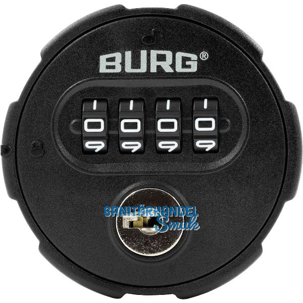 BURG Zahlenschloss sPinLock200 ohne Riegel, schwarz