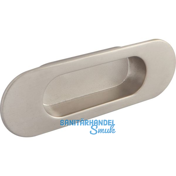 Muschelgriff Zalya Breite 110 mm, Einlassma� 68 x 25 mm, ZN Edelstahl Effekt