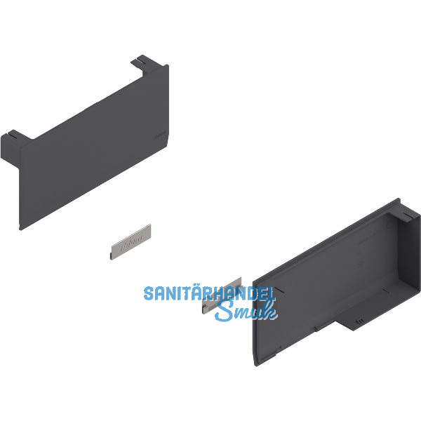 BLUM AVENTOS HK TOP Abdeckkappen-Set, Kunststoff tiefgrau