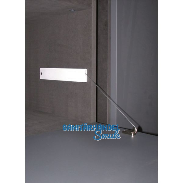 EFFEGI BREVETTI Bremsklappenhalter Winch 20 mit Stahlseil LI, KH 200-480 grau