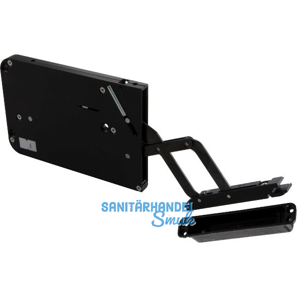 EFFEGI BREVETTI Klappenbeschlag UNICO-6 f�r Frontst�rke 18-20mm schwarz