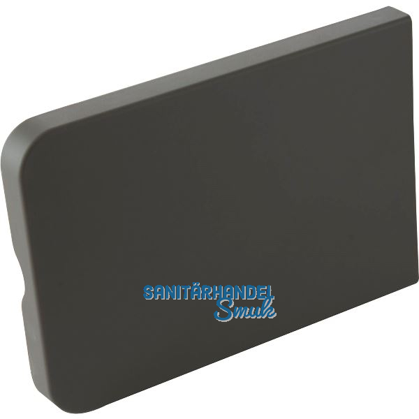 EFFEGI BREVETTI Klappenbeschlag UNICO Abdeckkappen Aufbau dunkelgrau