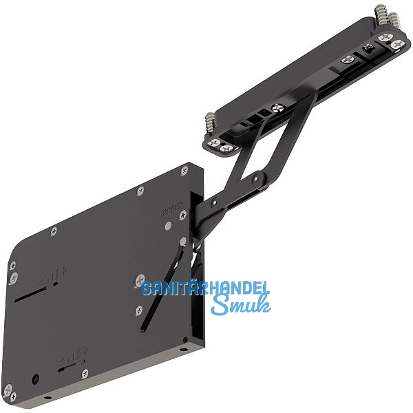 EFFEGI BREVETTI Hochstellst�tze UNICO FLAP-2 f�r Frontst�rke 18-30mm schwarz