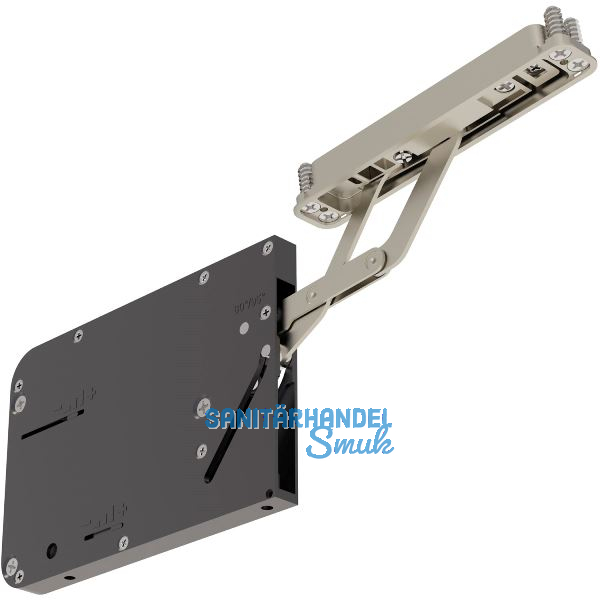 EFFEGI BREVETTI Hochstellst�tze UNICO FLAP-4 f�r Frontst�rke 18-30mm vernickelt