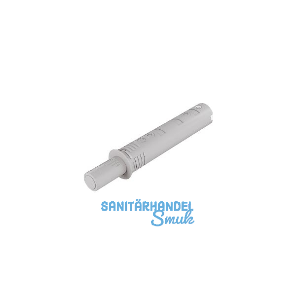 K-Push Tech Druckschnapper mit Puffer, Hub 14 mm, grau