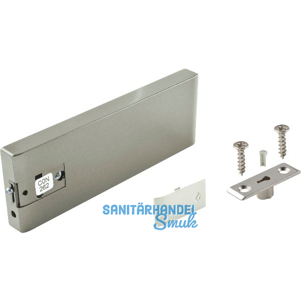 Bremsklappenhalter Link mit Stahlseil AL280 Zamak Edelstahl Effekt