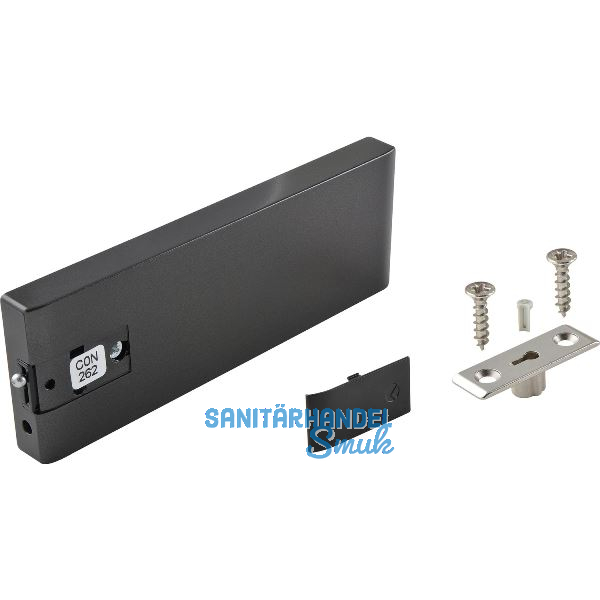 Bremsklappenhalter Link mit Stahlseil A262 Gunmetal schwarz