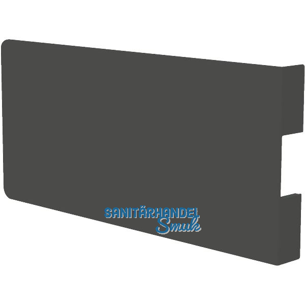 EFFEGI BREVETTI Bremsklappenhalter SlimWinch Abdeckkappe Einbau, eisengrau