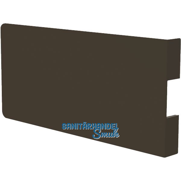 EFFEGI BREVETTI Bremsklappenhalter SlimWinch Abdeckkappe Einbau, graubraun