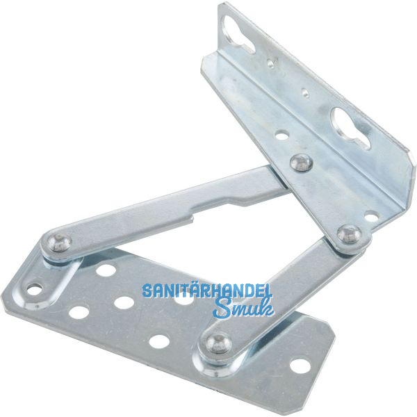 POHL Truhenbankbeschlag EW-420 ohne Feder �ffnungswinkel 95� Stahl blau verzinkt