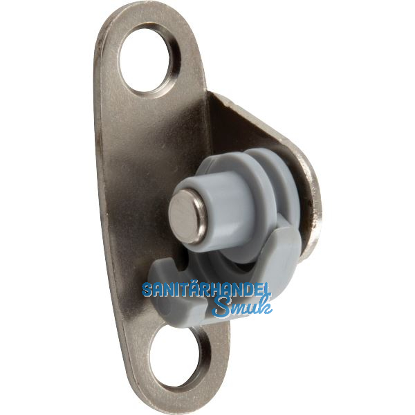 KESSEB�HMER Hochstellst�tze Maxi Befestigungslasche Clip f�r Front, vernickelt