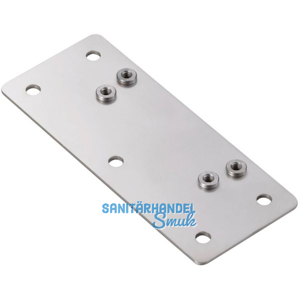 LAMP� Montageplatte zu Klappbeschlag LAD-ST, Edelstahl