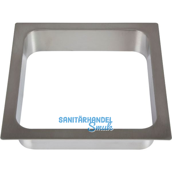 LAMP� Einwurfrahmen eckig 170 x 170 mm Edelstahl