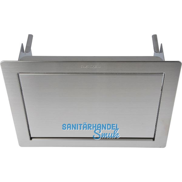 LAMP� Einwurfklappe ged�mpft eckig 218 x 164 mm Edelstahl