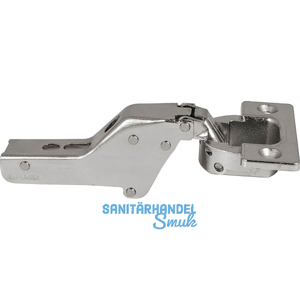 LAMP� Schwerlast M�bel Scharnier 95�, Innenanschlag, mit Feder, vernickelt