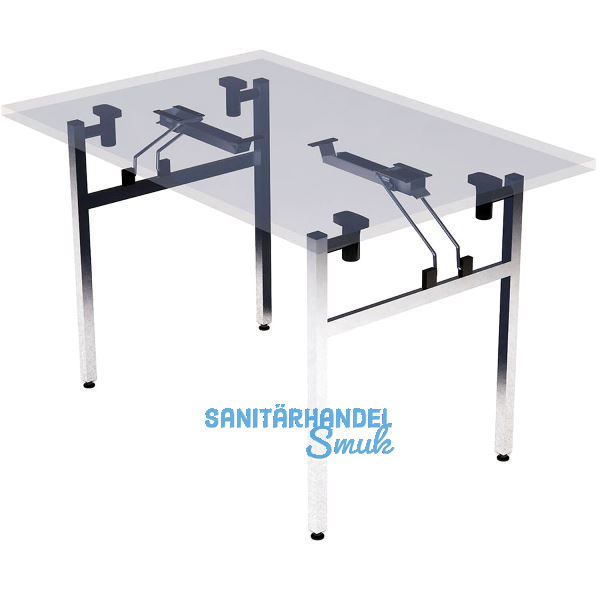 CORBETTA Klapptischgestell Flexo 3, Breite 600 mm, verchromt