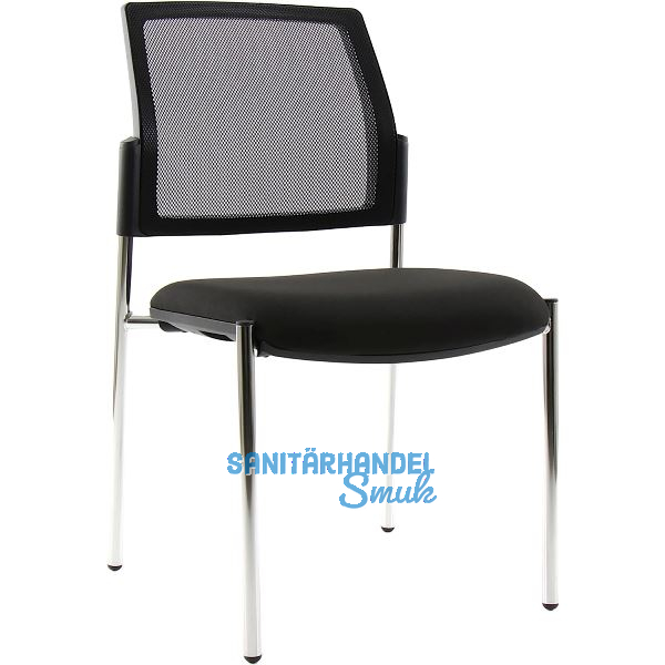 TOPSTAR Besucherstuhl BtoB 10 Netz chrom/schwarz