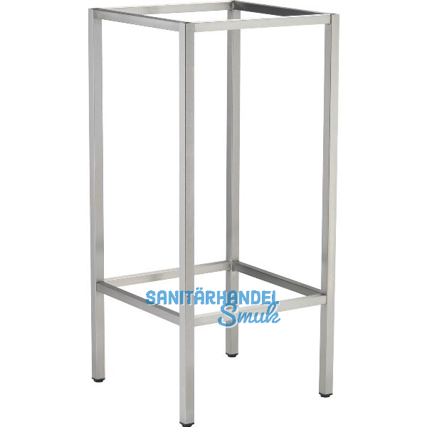 S�ulenstehtischgestell Barcelona - silberfarbig beschichtet