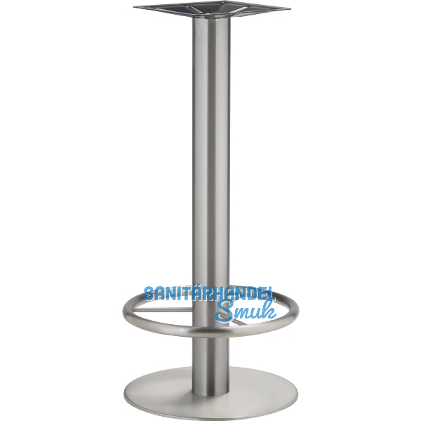 Plattenstehtischgestell Fu�st�tze Passau 2 - Edelstahl matt geschliffen