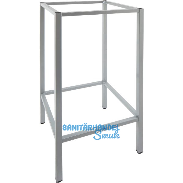 S�ulenstehtischgestell Barcelona - Edelstahl matt geschliffen