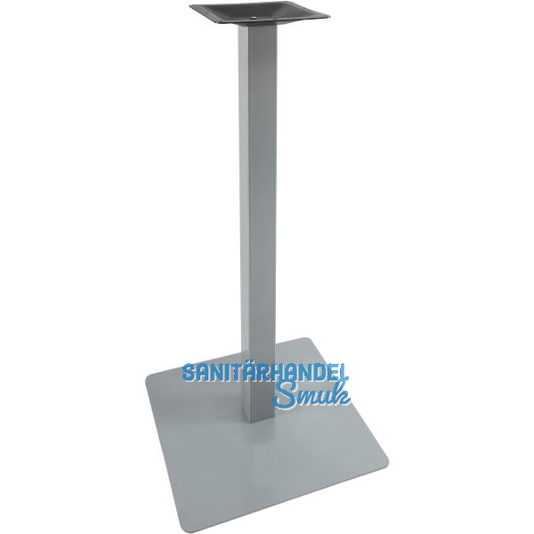 Plattenstehtischgestell Bayreuth - silberfarbig beschichtet