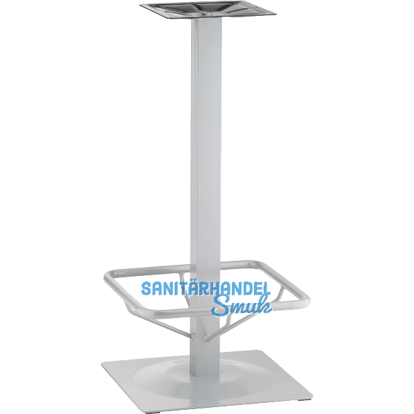 Plattenstehtischgestell Fu�st�tze Bayreuth 1 - silberfarbig beschichtet