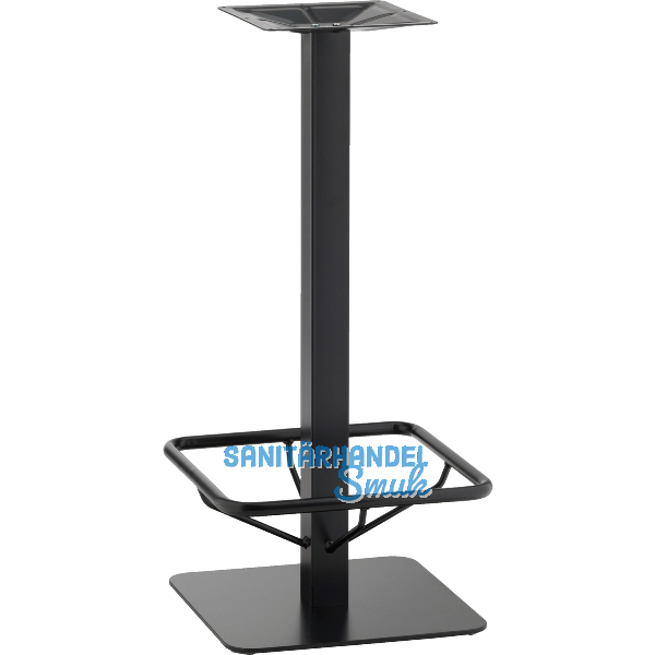 Plattenstehtischgestell Fu�st�tze Coburg 1 - schwarz beschichtet