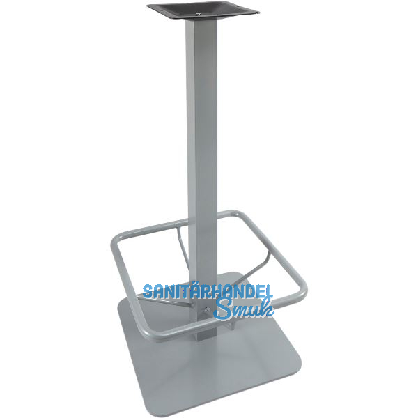 Plattenstehtischgestell Fu�st�tze Coburg 1 - silberfarbig beschichtet