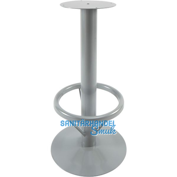 Barhockergestell Ramsau - silberfarbig beschichtet