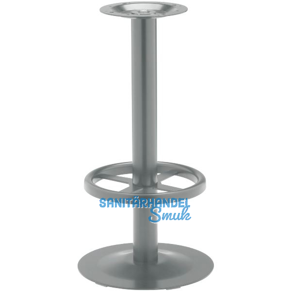 Barhockergestell Wiesbaden - silberfarbig beschichtet