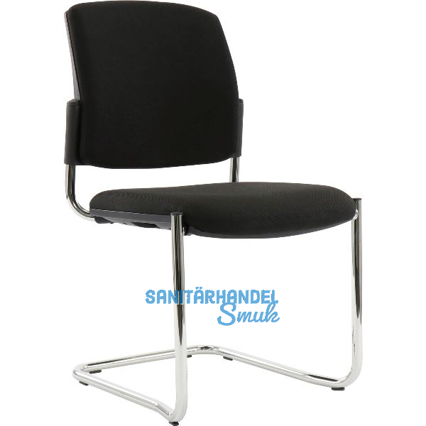TOPSTAR Besucherstuhl BtoB 20 Polster chrom/schwarz