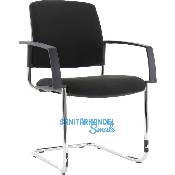 TOPSTAR Besucherstuhl BtoB 20 Polster Armlehne chrom/schwarz