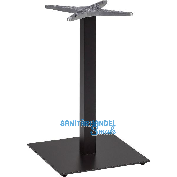 Platten-Tischgestell Salzach 1 schwarz beschichtet