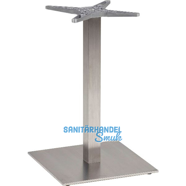 Platten-Tischgestell Salzach 1 Edelstahl satiniert