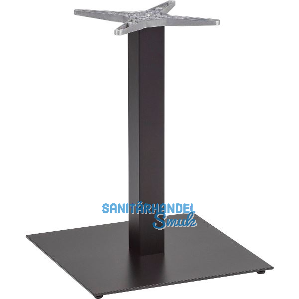 Platten-Tischgestell Salzach 1 Big schwarz beschichtet