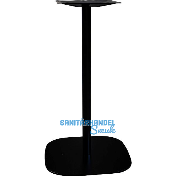 Tischgestell Slim, H�he 870, Bodenplatte 485x485, Stahl schwarz RAL 9005