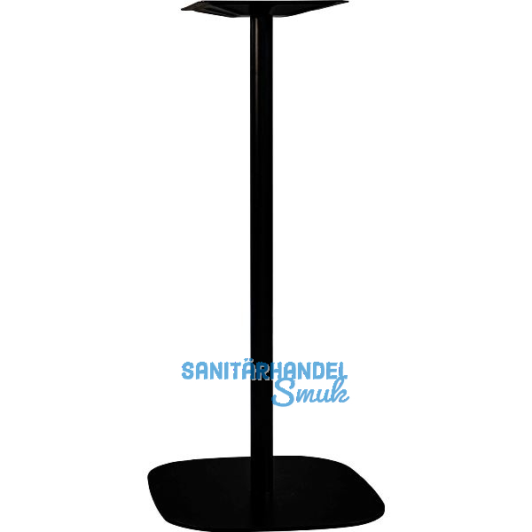 Tischgestell Slim, H�he 1070, Bodenplatte 485x485, Stahl schwarz RAL 9005