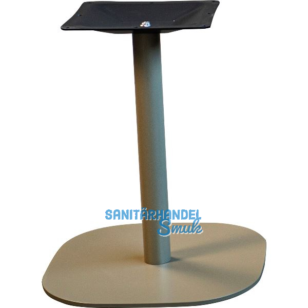 Plattentischgestell Slim, H�he 470, Bodenplatte 390x390, Stahl RAL-Farbe