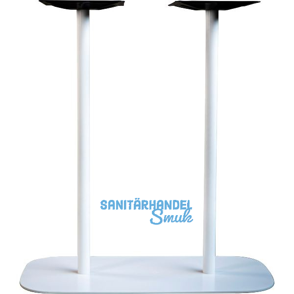 Plattentischgestell Slim, H�he 1070, Bodenplatte 985x485, Stahl RAL-Farbe