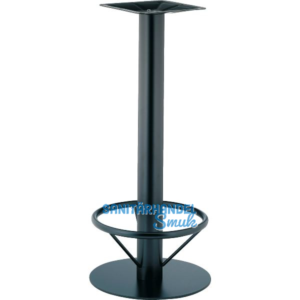 Plattenstehtischgestell Fu�st�tze Rondal 3 K - schwarz beschichtet
