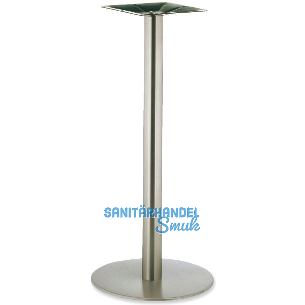 Plattenstehtischgestell Rondal 3 M - Edelstahl matt geschliffen