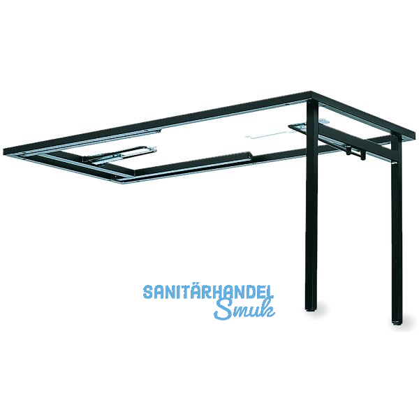 Klapptischgestell 805 - schwarz beschichtet